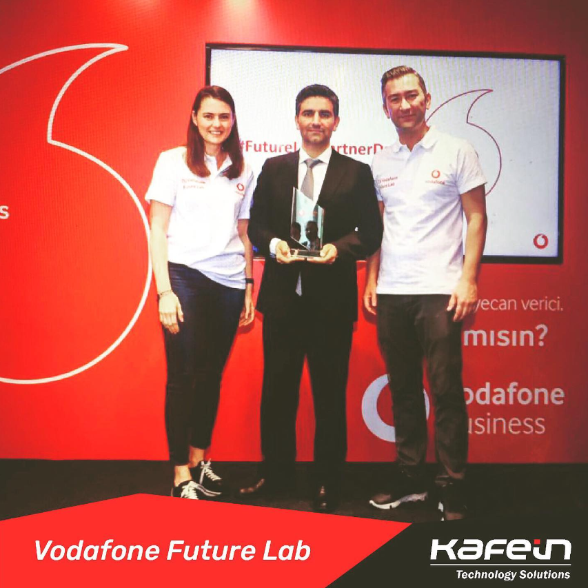 Vodafone Future Lab'de Plaket Kazandık